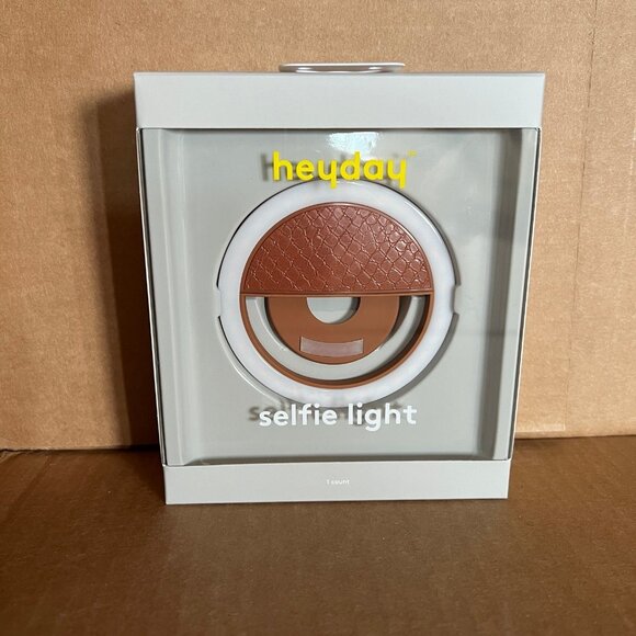 12x Heyday Cell Phone Selfie Light Tan Brown Faux Crocodile Leather New in Case! - Picture 1 of 7